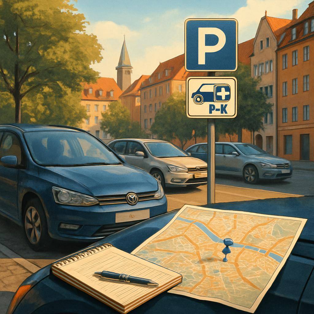 Парковка в Нюрнберге: зоны, P+R и планирование поездки