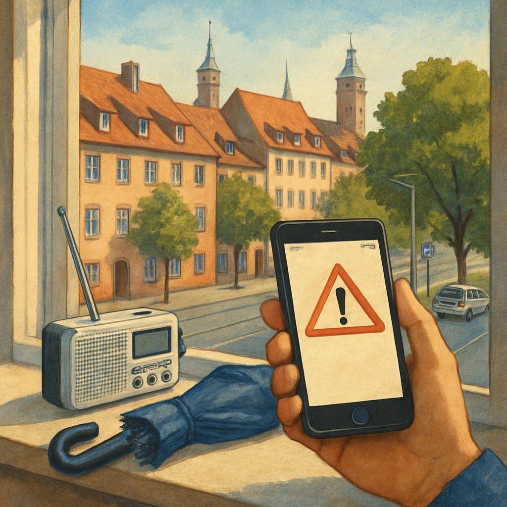 DWD‑предупреждения по погоде во Франконии: как быстро проверить