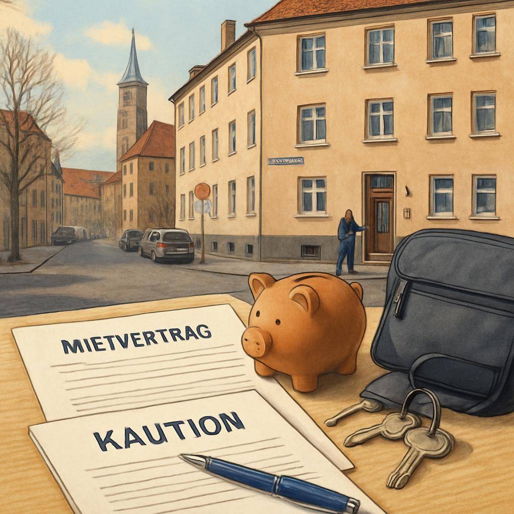Спор по аренде во Франконии: куда идти с Mietvertrag и Kaution