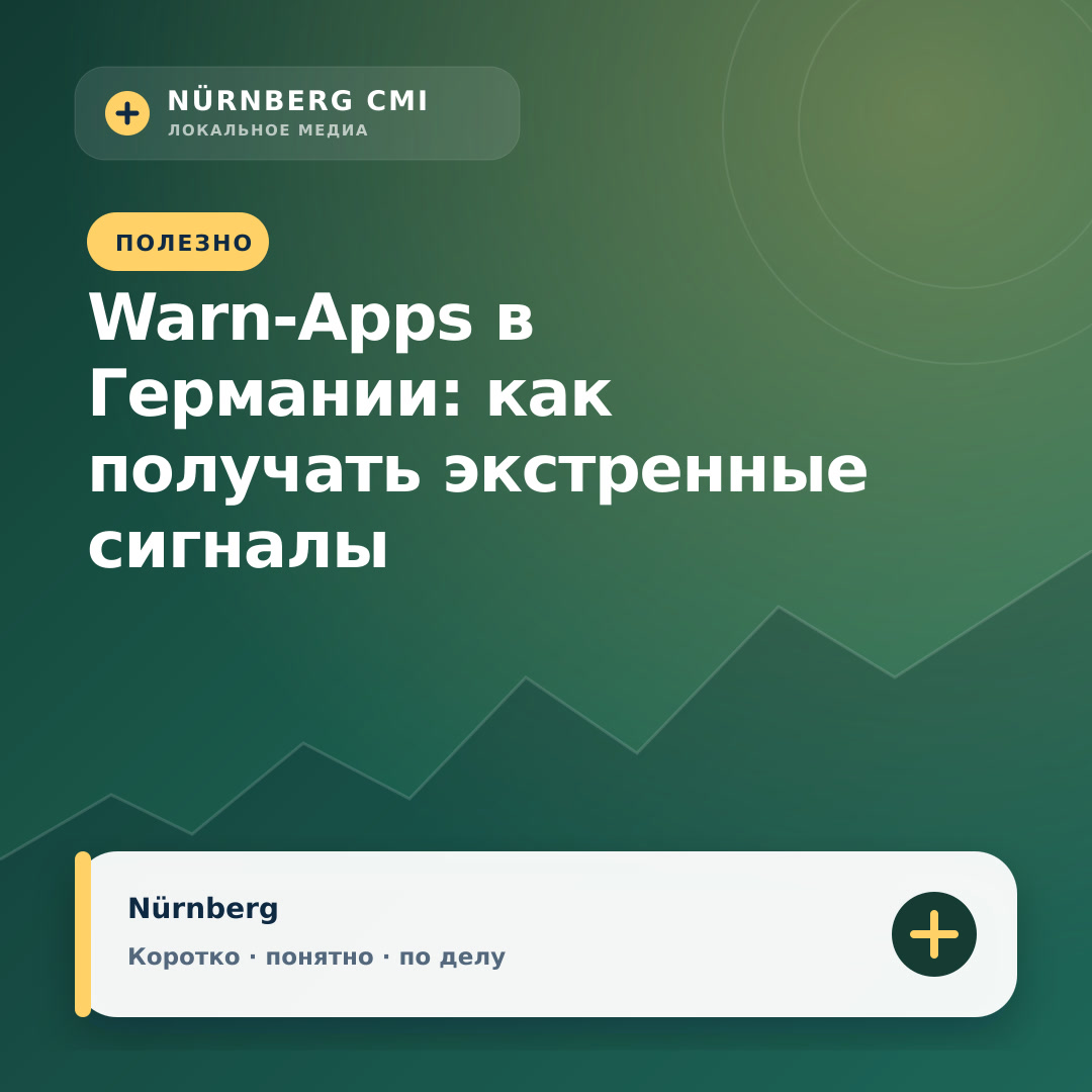Warn-Apps в Германии: как получать экстренные сигналы