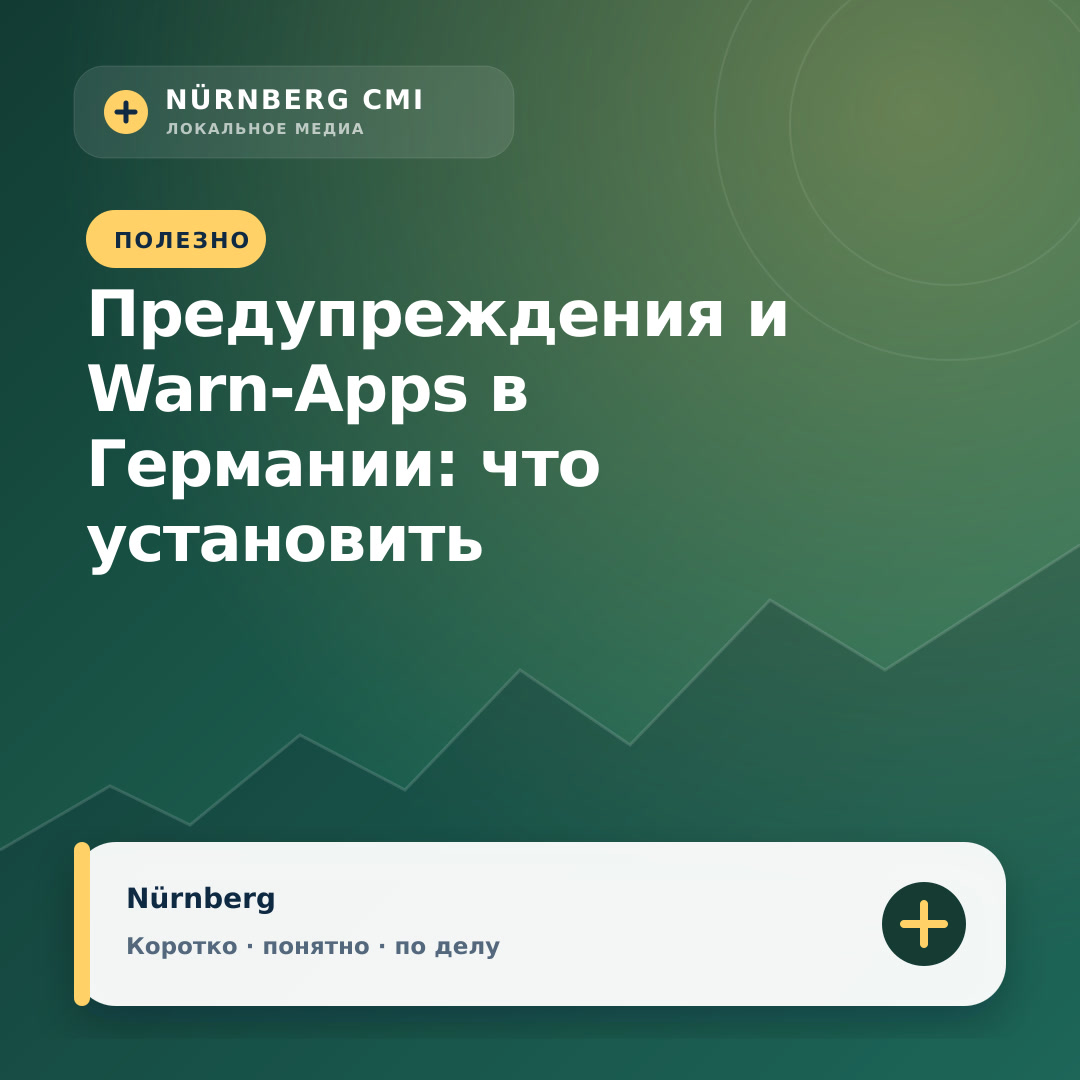 Предупреждения и Warn-Apps в Германии: что установить