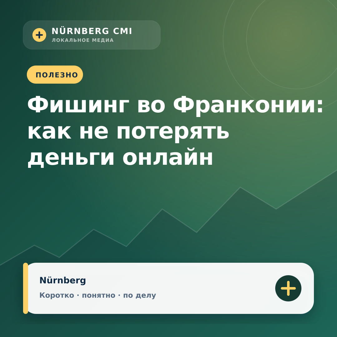 Фишинг во Франконии: как не потерять деньги онлайн