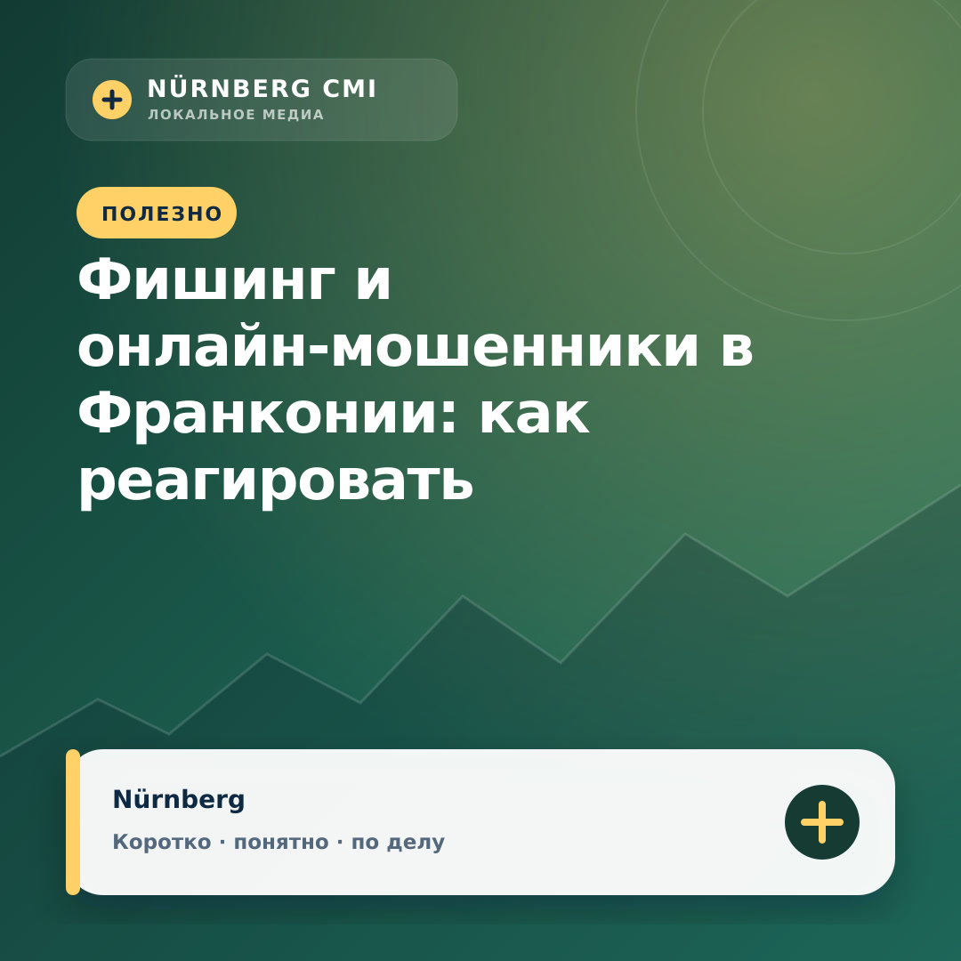 Фишинг и онлайн-мошенники в Франконии: как реагировать