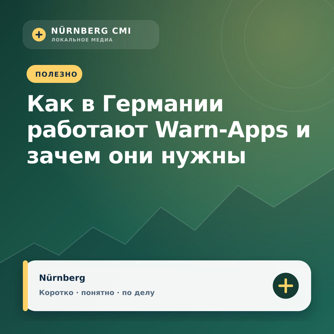 Как в Германии работают Warn-Apps и зачем они нужны