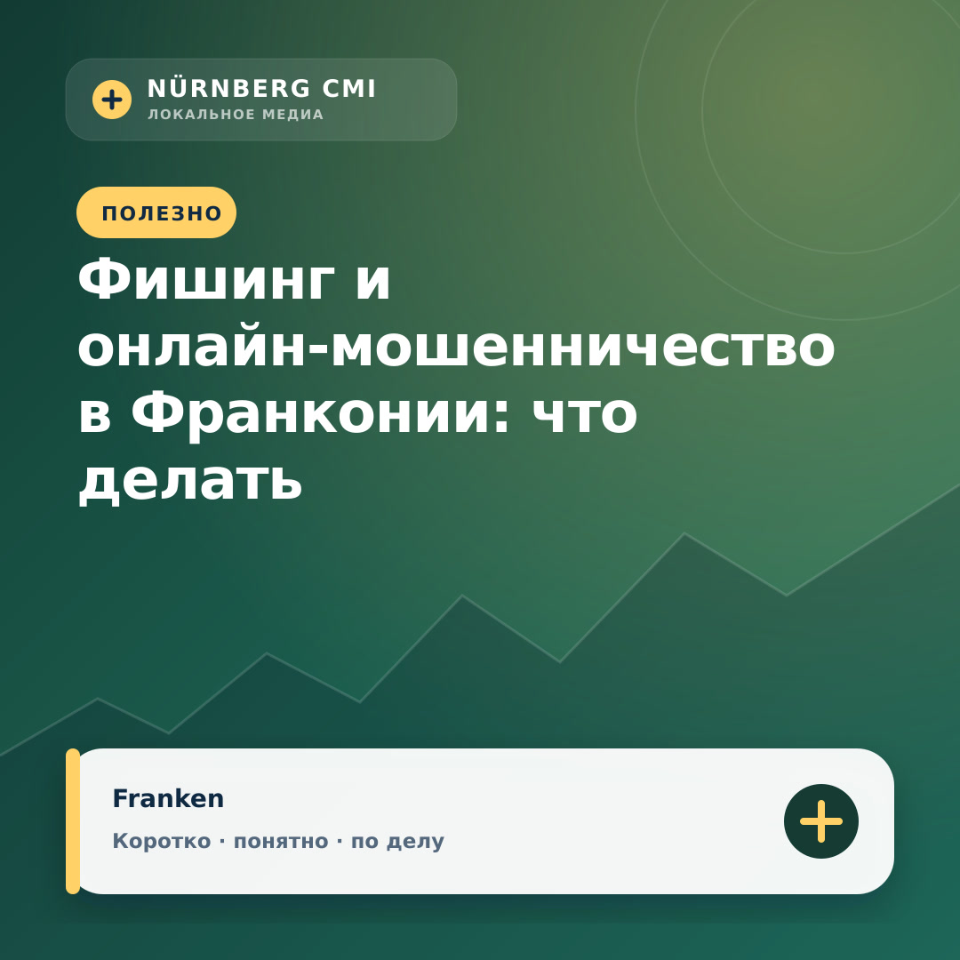 Фишинг и онлайн‑мошенничество в Франконии: что делать