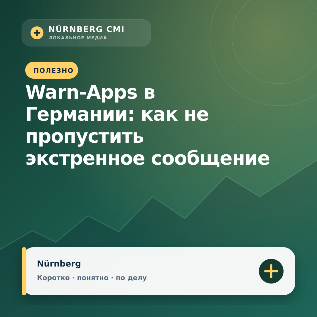 Warn-Apps в Германии: как не пропустить экстренное сообщение